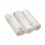 Rożki i beciki - Lässig 1312001741 ręcznik muślinowy  Heavenly soft Swadle L, Little Water Swan, różowy - miniaturka - grafika 1