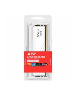 ADATA DDR5 - 16GB - 6000 - CL - 30, Single RAM (Kolor: BIAŁY, AX5U6000C3016G-SLABRWH, XPG Lancer Blade RGB, INTEL XMP, AMD EXPO) - Pamięci RAM - miniaturka - grafika 1
