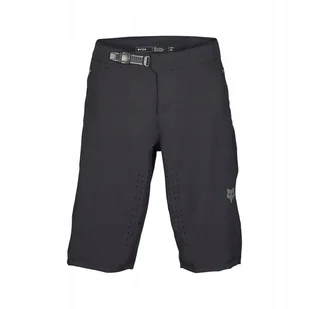 Shorty Spodenki Rowerowe FOX Defend Black rozmiar 38 New Logo - Spodenki rowerowe - miniaturka - grafika 1