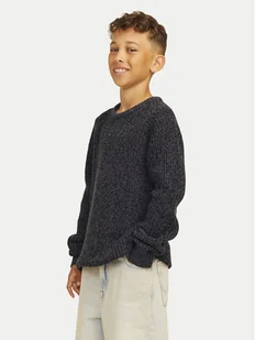 Jack&Jones Junior Sweter Ones 12267510 Szary Regular Fit - Swetry dla chłopców - miniaturka - grafika 1