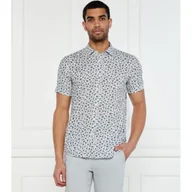 Koszule męskie - BOSS BLACK Lniana koszula C-ROAN-ken-SH-C1-251 Slim Fit stretch - miniaturka - grafika 1