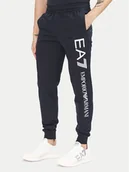 Spodnie sportowe męskie - EA7 Emporio Armani Spodnie dresowe 7M000571 AF13512 MB149 Granatowy Regular Fit - miniaturka - grafika 1