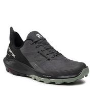 Buty trekkingowe damskie - Trekkingi SALOMON - Outpulse Gtx GORE-TEX 415878 26 V0 Magnet/Black/Wrought Iron - miniaturka - grafika 1