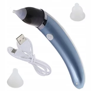 Aspirator do nosa elektryczny odciągacz kataru dla dzieci regulacja filtr - Aspiratory do nosa - miniaturka - grafika 1