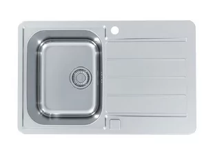Alveus Line Max 80 Zlewozmywak stalowy jednokomorowy 79x50 cm satyna 1137342 - Zlewozmywaki - miniaturka - grafika 1