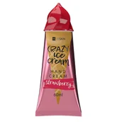 Kremy i maski do rąk - HiSkin Crazy Ice Cream krem do rąk Truskawka 60ml - miniaturka - grafika 1