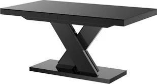 Hubertus Stół XENON LUX 160256x89 czarny połysk rozkładany - Stoły - miniaturka - grafika 1
