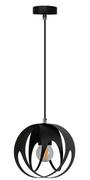 Lampy sufitowe - Lampex Molly lampa wisząca 1-punktowa czarna LPX0097/1 - miniaturka - grafika 1