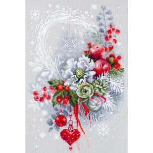 Haft krzyżykowy - Zestaw do haftu - Zimowy kaprys - Pasmanteria - miniaturka - grafika 1