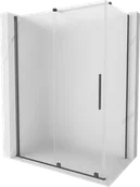 Kabiny prysznicowe - Mexen Velar kabina prysznicowa rozsuwana 150x85 cm, szron, gun gray szczotkowany - 871-150-085-31-66 - miniaturka - grafika 1