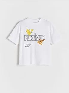 Reserved - T-shirt Pokémon - złamana biel - Koszulki dla chłopców - miniaturka - grafika 1