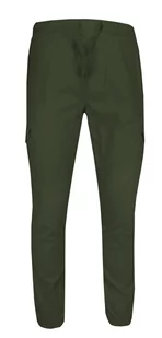 Spodnie JOGGERY Zielone, Khaki, Męskie, Bojówki, Bawełniane, Casualowe, Zwężana Nogawka -BRAVE SOUL - Brave Soul - Spodnie męskie - miniaturka - grafika 1