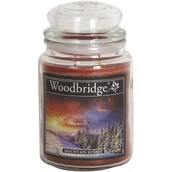 Świece - Woodbridge duża świeca zapachowa w szklanym słoju 2 knoty 565 g - Mountain Sunset - miniaturka - grafika 1