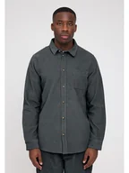 Koszule męskie - MAZINE Koszula sztruksowa w kolorze zielonym - miniaturka - grafika 1