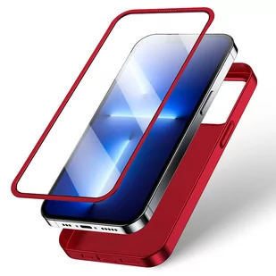 Joyroom 360 Full Case etui pokrowiec do iPhone 13 Pro obudowa na tył i przód + szkło hartowane czerwony (JR-BP935 red) - Etui i futerały do telefonów - miniaturka - grafika 4