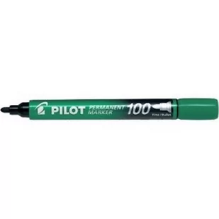 Pilot Marker permanentny okrągły Sca-100 zielony pudełko A 12 - Przybory szkolne - miniaturka - grafika 1