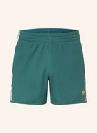 Spodenki damskie - Adidas Originals Szorty Waffle Knit Sprinter gruen - miniaturka - grafika 1