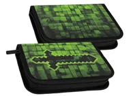 Piórniki - Piórnik szkolny dwuklapkowy Minecraft Pixel Piksel - miniaturka - grafika 1