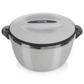 Kubki termiczne - Termos obiadowy stalowy termomisa na zupę lody duży szary TERMO 3,5L ORION 128524 - miniaturka - grafika 1