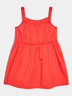 Sukienki i spódniczki dla dziewczynek - United Colors Of Benetton Sukienka codzienna 4EW7GV00T Czerwony Regular Fit - miniaturka - grafika 1