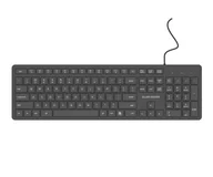 Klawiatury - Silver Monkey K40 Wired slim keyboard SMA007 - miniaturka - grafika 1