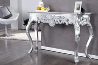 Konsole i sekretarzyki - Interior Konsola Venezia Ornament Silver 110cm (Z15634) - miniaturka - grafika 1