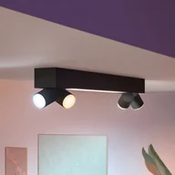 Lampy sufitowe - Reflektor sufitowy LED Philips Hue Centris czarny 4-punktowy RGB CCT - miniaturka - grafika 1