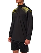 Bluzy męskie - Uhlsport mężczyzn Goal 1/4 Zip Top, czarny, XXXL 100516408 - miniaturka - grafika 1
