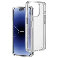 Etui i futerały do telefonów - Hama Etui na telefon Apple iPhone 15 PRO (futerał, bumper case, cover, antypoślizgowe, twardość 4H, ochrona, ładowanie bezprzewodowe, elastyczne) przezroczyste - miniaturka - grafika 1