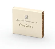Naboje i atramenty - Naboje Graf von Faber-Castell Olive Green 6szt. - miniaturka - grafika 1