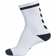 Skarpetki damskie - Hummel Elite Indoor Sock Low skarpety uniseks biały biały i czarny 43-45 204043-9124 - miniaturka - grafika 1