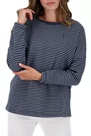 Swetry damskie - Alife and Kickin DeniseAK Z Sweat bluza damska Crewneck sweter z okrągłym dekoltem XS-XXL, granatowa melanż, L, granatowy melanż - miniaturka - grafika 1