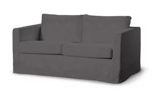 Dekoria pl pl Pokrowiec na sofę Karlstad 2-osobową nierozkładaną długi grafitowy 165 x 89 x 64 cm Etna 618-705-35 - Pokrowce na meble - miniaturka - grafika 1