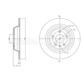 Tarcze hamulcowe - Tarcza hamulcowa METELLI 23-1786C - miniaturka - grafika 1