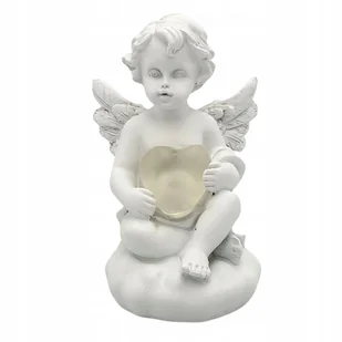Figurka Do Znicza Anioł Z Sercem Aniołek Led Wkład Figurka Znicz 11 Cm - Lampiony i znicze Figurka Do Znicza Anioł Z Sercem Aniołek Led Wkład Figurka Znicz 11 Cm - Lampiony i znicze - miniaturka - grafika 1