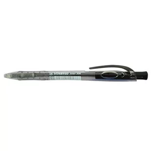 Schwan Stabilo Długopis automoatyczny STABILO Liner czarny (308/46) DL23SS - Długopisy - miniaturka - grafika 1