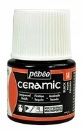 Farby i media malarskie - PEBEO FARBY DO CERAMIKI 45ML BLACK - miniaturka - grafika 1