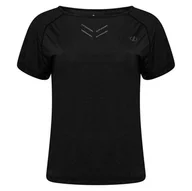 Koszulki sportowe damskie - Koszulka damska Dare 2b Cyrstallize Tee Rozmiar: M / Kolor: czarny - miniaturka - grafika 1