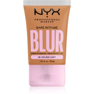 NYX PROFESSIONAL MAKEUP Bare With Me Blur Tint Foundation 08 Golden Light - Podkład  08 Golden Light - Podkłady do twarzy - miniaturka - grafika 1