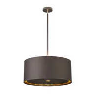 Lampy sufitowe - Elstead Lighting Abażurowa LAMPA wisząca BALANCE/P BRPB okrągła OPRAWA zwis polerowany mosiądz brązowy - miniaturka - grafika 1