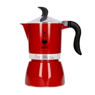 Zaparzacze i kawiarki - Kawiarka Bialetti Fiammetta, 3tz, 150 ml, czerwona - miniaturka - grafika 1