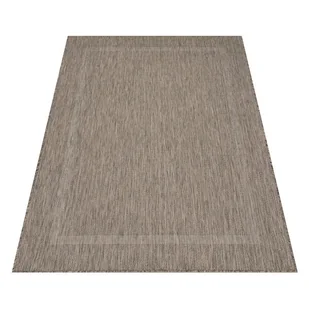 Dywan zewnętrzny Relax ramka brązowy 200 cm x 290 cm - Dywany zewnętrzne - miniaturka - grafika 1