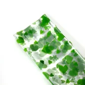 Akcesoria do pakowania - Folia Ozdobna W Serca Zielona 54X54 Cm 50 Szt. - miniaturka - grafika 1