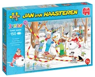 Puzzle - Puzzle, Jan van Haasteren, Lepimy bałwana, 150 el. - miniaturka - grafika 1
