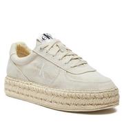 Espadryle Calvin Klein Jeans Espadrille Sneaker Cs Btw YW0YW01437 Creamy White/Bright White 0F9