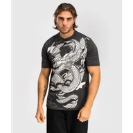 Koszulki sportowe męskie - Venum T-shirt Koszulka Dragon's Flight Grey/White - miniaturka - grafika 1