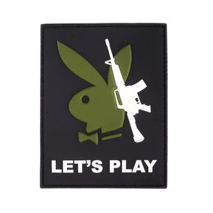 101 Inc. - Naszywka 3D - Playboy Gun / Let's Play - 444130-7208 - Odzież taktyczna i umundurowanie - miniaturka - grafika 1