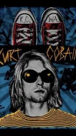 Podkładki pod mysz - PODKŁADKA POD MYSZ Nadruk 22x18 cm Nirvana Smiley Kurt Cobain ROCK Prezent - miniaturka - grafika 1