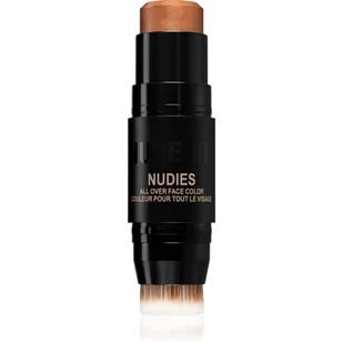 Nudestix Nudestix Rozświetlacze Nudies All Over Face Color Glow Bubbly Bebe 2.8 g - Rozświetlacze do twarzy i ciała - miniaturka - grafika 1