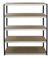 Szafy i regały magazynowe - Regał Helios magazynowy metalowy HBW_196X180X35_5_275 ilość półek 5 nośność 275 kg / Wamar-Sosenka - miniaturka - grafika 1
